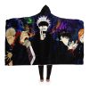 19d50d2542c9498050a1191f19cf4d21 hoodedBlanket view4 - Jujutsu Kaisen AU Shop