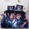 Anime Jujutsu Kaisen Duvet Cover Cartoon Bedding Sets Itadori Yuji Bed Set Quilt Comforter Covers Home 1 - Jujutsu Kaisen AU Shop