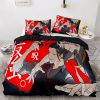 Anime Jujutsu Kaisen Duvet Cover Cartoon Bedding Sets Itadori Yuji Bed Set Quilt Comforter Covers Home 7 - Jujutsu Kaisen AU Shop