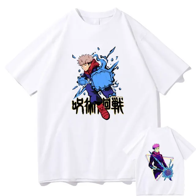 Anime Jujutsu Kaisen Graphic Tshirt Itadori Yuji Graphic T Shirts Men Women Manga Oversized T shirt.jpg 640x640 1 - Jujutsu Kaisen AU Store