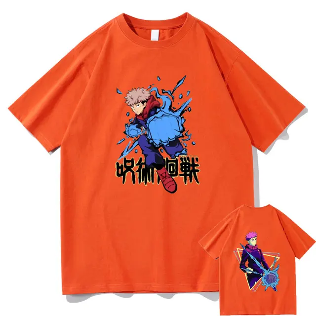 Anime Jujutsu Kaisen Graphic Tshirt Itadori Yuji Graphic T Shirts Men Women Manga Oversized T shirt.jpg 640x640 10 - Jujutsu Kaisen AU Store