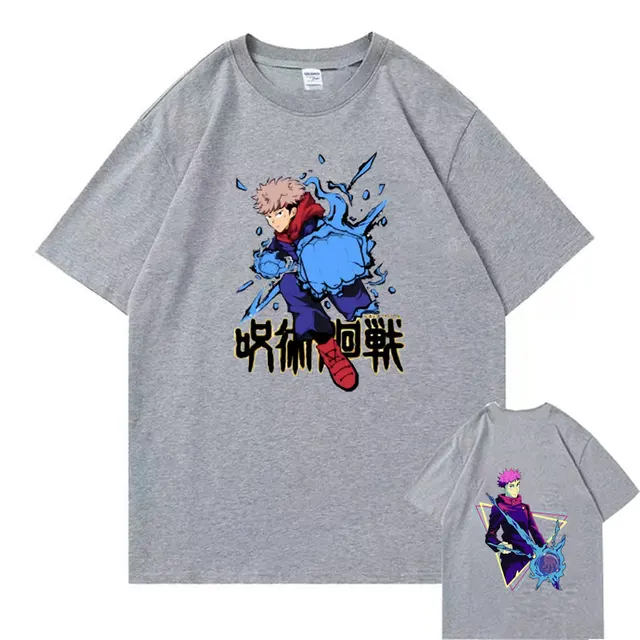 Anime Jujutsu Kaisen Graphic Tshirt Itadori Yuji Graphic T Shirts Men Women Manga Oversized T shirt.jpg 640x640 11 - Jujutsu Kaisen AU Store