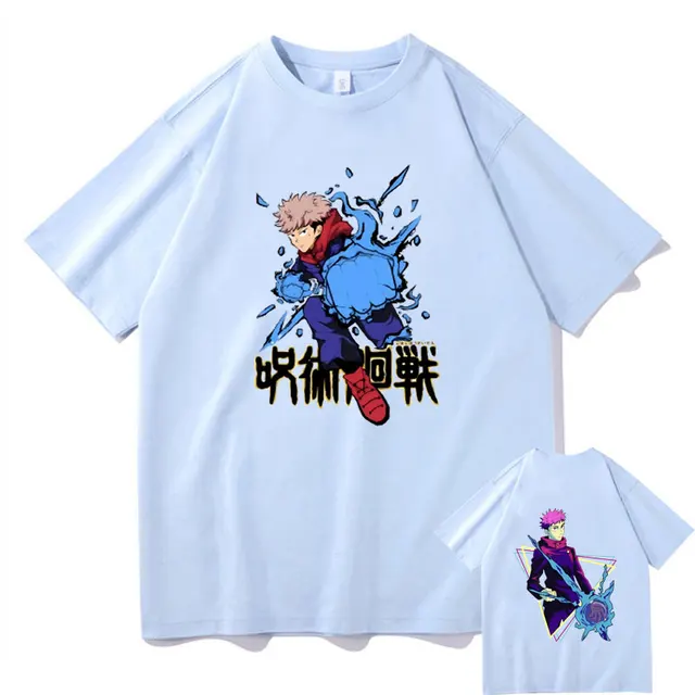 Anime Jujutsu Kaisen Graphic Tshirt Itadori Yuji Graphic T Shirts Men Women Manga Oversized T shirt.jpg 640x640 13 - Jujutsu Kaisen AU Store