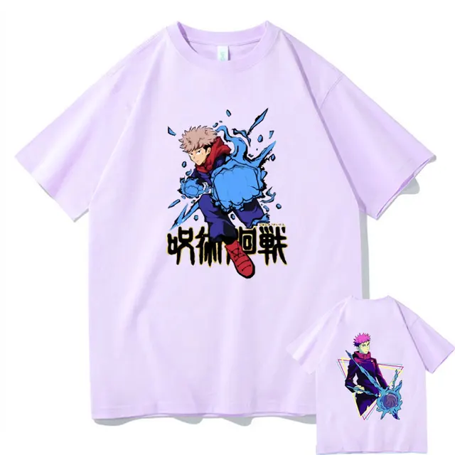 Anime Jujutsu Kaisen Graphic Tshirt Itadori Yuji Graphic T Shirts Men Women Manga Oversized T shirt.jpg 640x640 9 - Jujutsu Kaisen AU Store
