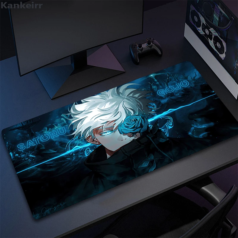 Gaming Mouse Pad Gamer Large Home Keyboard Pad Mouse Mat MousePads Anime Jujutsu Kaisen Anti slip 22 - Jujutsu Kaisen AU Store