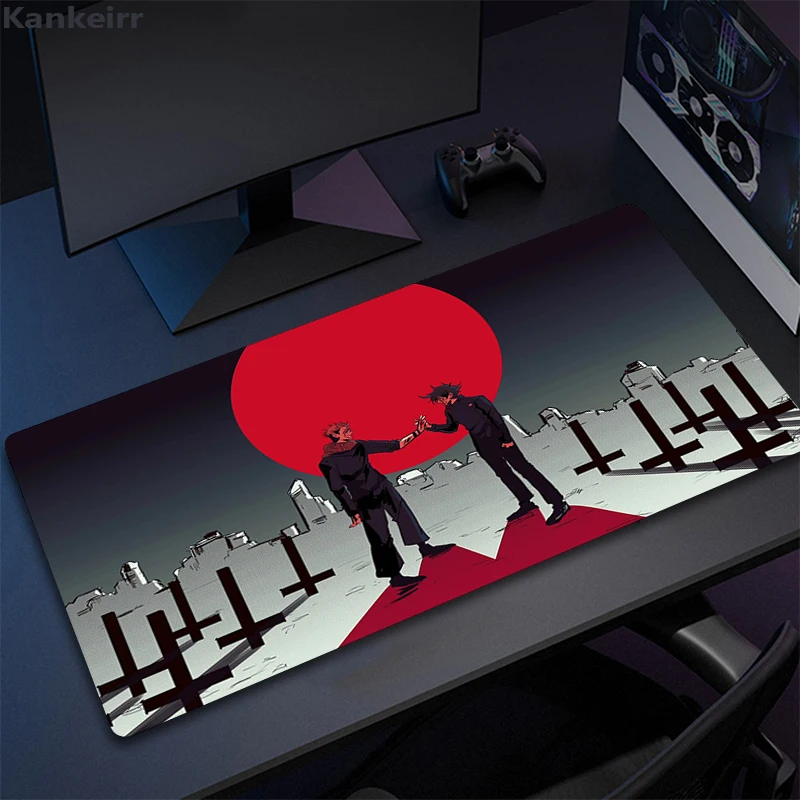 Gaming Mouse Pad Gamer Large Home Keyboard Pad Mouse Mat MousePads Anime Jujutsu Kaisen Anti slip 29 - Jujutsu Kaisen AU Store