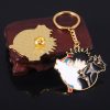 Hot Anime Jujutsu Kaisen Keychain Gojo Satoru Fushiguro Megumi Figure Enamel Pendant Keyring High Quality Props 4 - Jujutsu Kaisen AU Shop