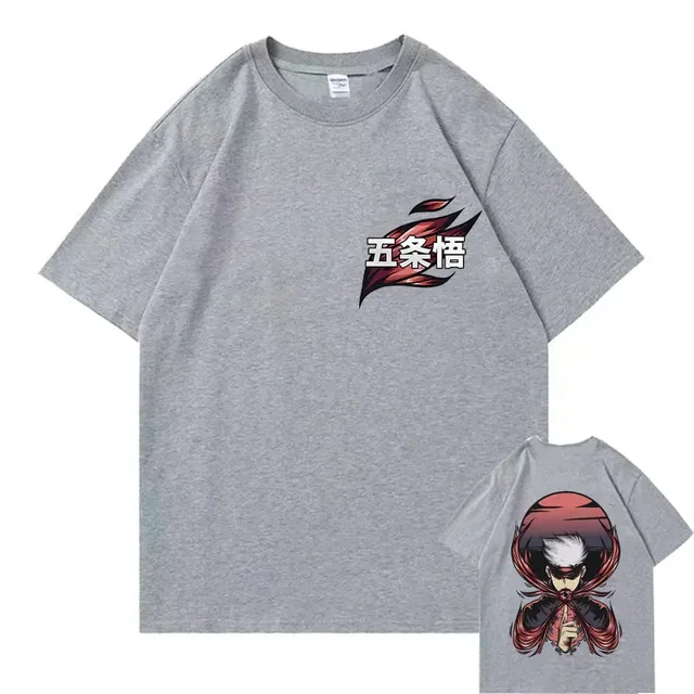 Japanese Anime Jujutsu Kaisen Satoru Gojo Double Sided Print T Shirt Men s Manga 90s Harajuku.jpg 640x640 12 - Jujutsu Kaisen AU Store
