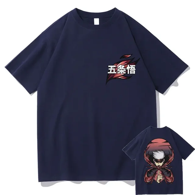 Japanese Anime Jujutsu Kaisen Satoru Gojo Double Sided Print T Shirt Men s Manga 90s Harajuku.jpg 640x640 2 - Jujutsu Kaisen AU Store