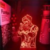 Jujutsu Kaisen 3D Lamp Anime Gojo Satoru Jujutsu Kaisen Yuji Itadori LED Night Light Brdroom Decor 18 - Jujutsu Kaisen AU Shop