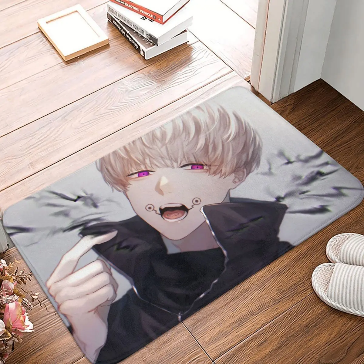Jujutsu Kaisen Anime Kitchen Non Slip Carpet Bedroom Mat Entrance Door Doormat Home Decor Rug - Jujutsu Kaisen AU Store