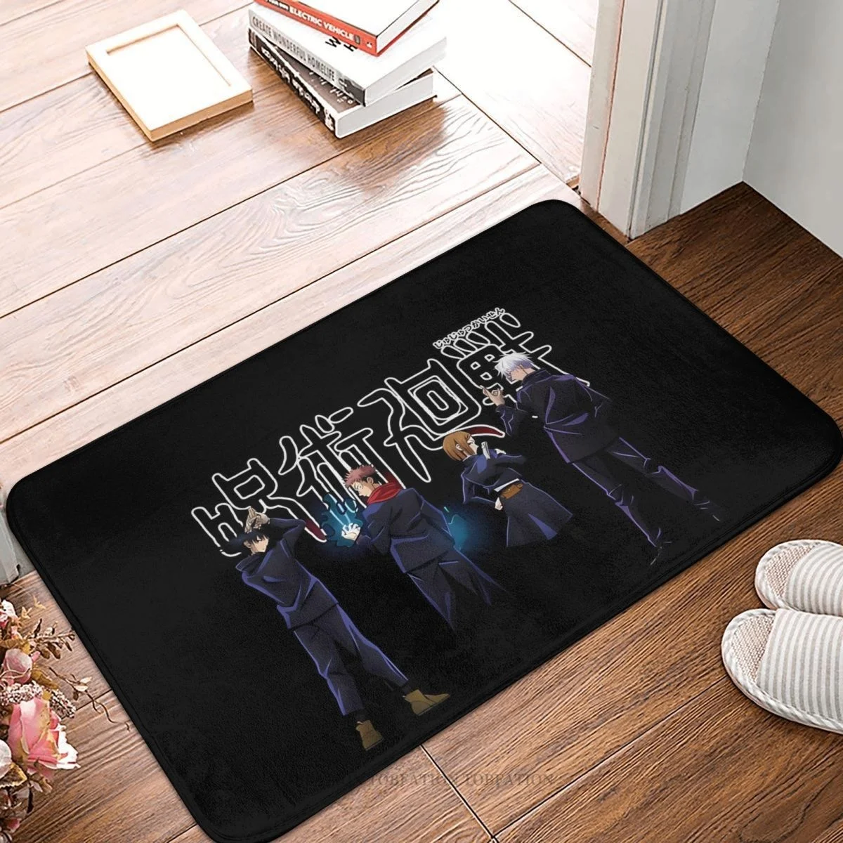 Jujutsu Kaisen Anime Non slip Doormat JJK Bath Kitchen Mat Welcome Carpet Indoor Modern Decor - Jujutsu Kaisen AU Store