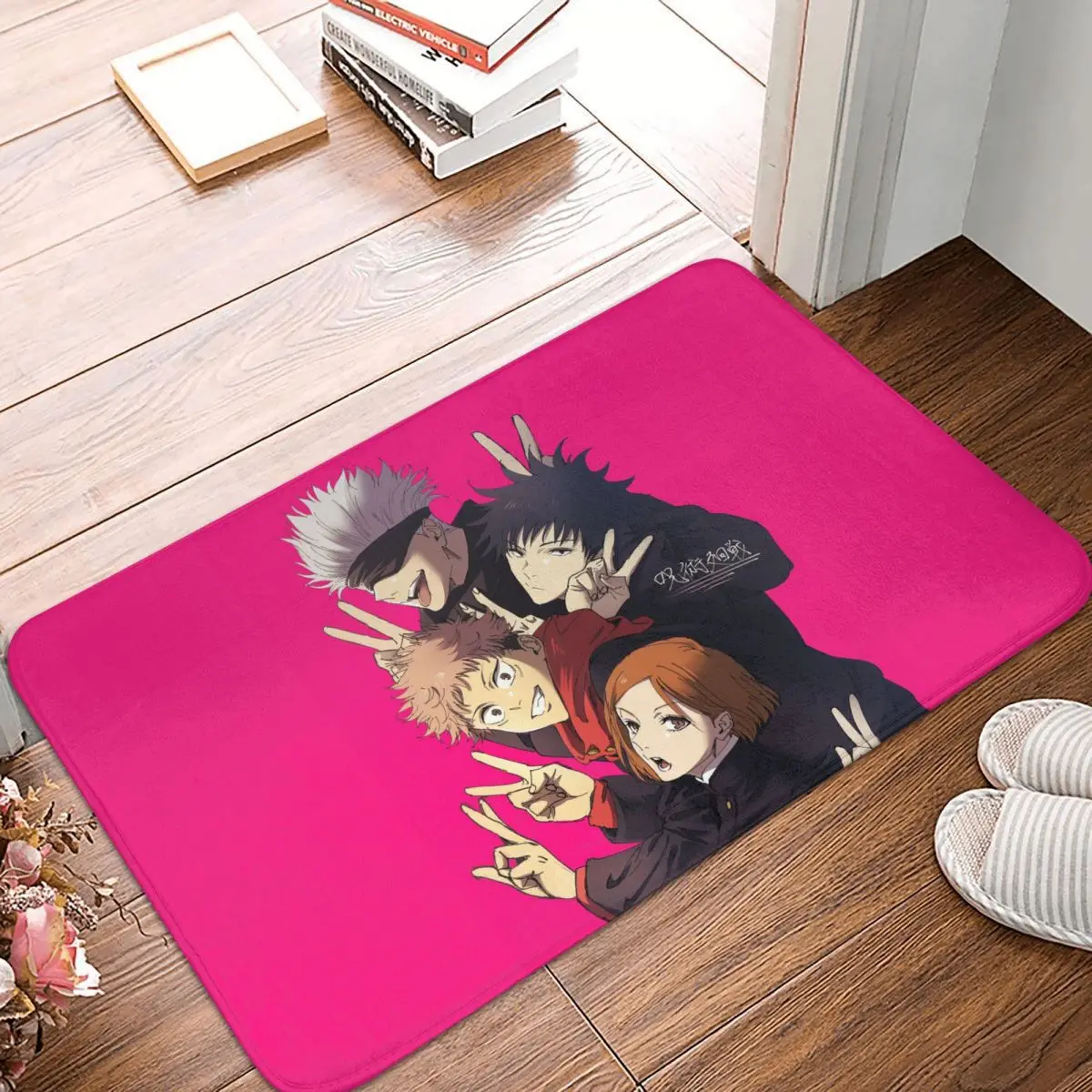 Jujutsu Kaisen Bedroom Mat Friends Doormat Kitchen Carpet Outdoor Rug Home Decoration - Jujutsu Kaisen AU Store
