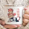 Jujutsu Kaisen Enamelled cup Coffee Mug 11oz Fun Ceramic Coffee Tea Cocoa Cup Handle Tea Drink 1 - Jujutsu Kaisen AU Shop