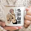 Jujutsu Kaisen Enamelled cup Coffee Mug 11oz Fun Ceramic Coffee Tea Cocoa Cup Handle Tea Drink - Jujutsu Kaisen AU Shop
