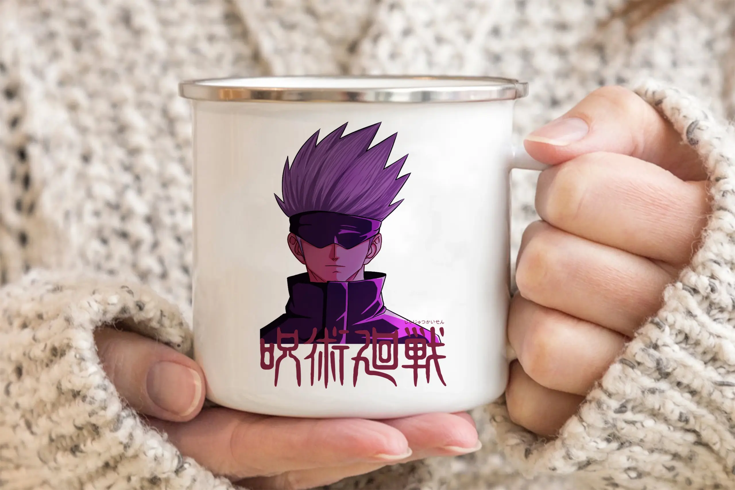 Jujutsu Kaisen Enamelled cup Coffee Mug 11oz Fun Ceramic Coffee Tea Cocoa Cup Handle Tea Drink 11 scaled - Jujutsu Kaisen AU Shop
