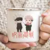 Jujutsu Kaisen Enamelled cup Coffee Mug 11oz Fun Ceramic Coffee Tea Cocoa Cup Handle Tea Drink 3 - Jujutsu Kaisen AU Shop