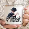 Jujutsu Kaisen Enamelled cup Coffee Mug 11oz Fun Ceramic Coffee Tea Cocoa Cup Handle Tea Drink 5 - Jujutsu Kaisen AU Shop