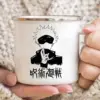 Jujutsu Kaisen Enamelled cup Coffee Mug 11oz Fun Ceramic Coffee Tea Cocoa Cup Handle Tea Drink 9 - Jujutsu Kaisen AU Shop