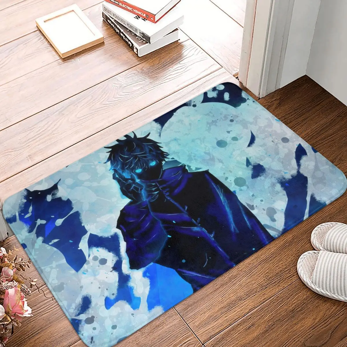 Jujutsu Kaisen Japanese Adventure Anime Non slip Doormat Gojo Satoru Bath Bedroom Mat Prayer Carpet Home - Jujutsu Kaisen AU Store