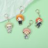 Jujutsu Kaisen Keychain Gojo Satoru Conjurer Anime Acrylic Keyring Jewelry Accessories Backpack Gifts Women Men Friend 2 - Jujutsu Kaisen AU Shop