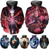 New Anime Jujutsu Kaisen Satoru Gojo 3d Printed Hoodie Unisex Fashion Personality Harajuku Style Hooded Sweatshirts - Jujutsu Kaisen AU Shop