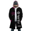 Pink Gojo JK AOP Hooded Cloak Coat FRONT Mockup - Jujutsu Kaisen AU Shop