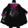 Pink Gojo JK AOP Hooded Cloak Coat NO HOOD Mockup - Jujutsu Kaisen AU Shop