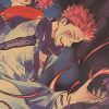 TIE LER 1PC Jujutsu Kaisen Kraft Paper Series Anime Poster Bar Cafe Decorative Painting Interior Decoration 3 - Jujutsu Kaisen AU Shop