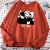 jujutsu kaisen Anime Comics Gojou Satoru Print Sweatshirt Men Winter Fashion Hoodie Crewneck Fleece Clothes Casual - Jujutsu Kaisen AU Shop