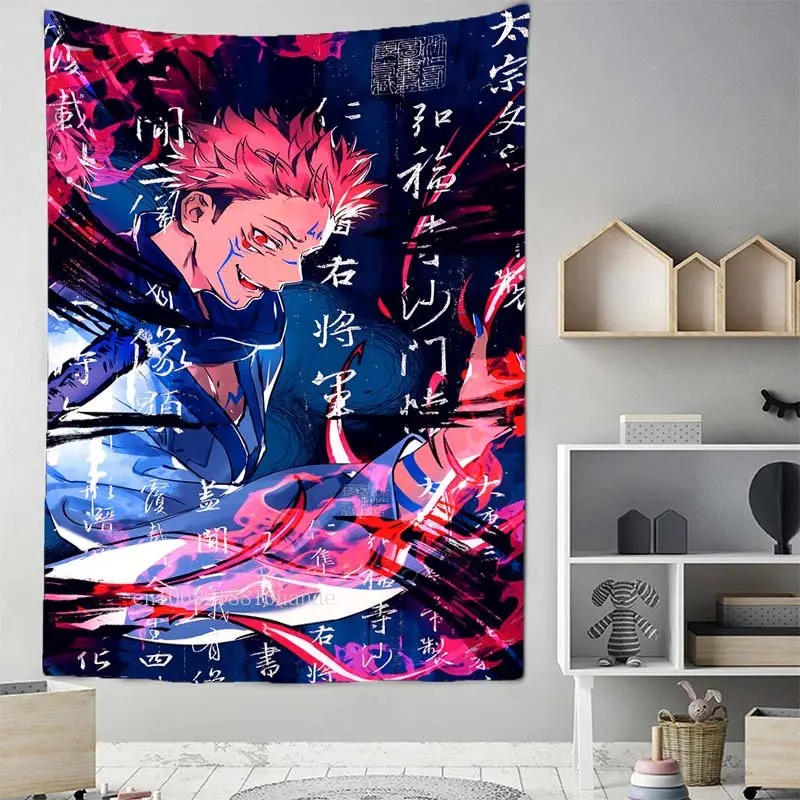Sukuna Jujutsu Kaisen New Style 02 Tapestry - Jujutsu Kaisen AU Shop