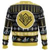73 Sorcerer Nanami Kento JK Ugly Christmas Sweater BACK mockup - Jujutsu Kaisen AU Shop