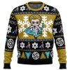 Chibi Nanami Kento JK Ugly Christmas Sweater FRONT mockup - Jujutsu Kaisen AU Shop