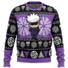 Chibi Satoru Gojo JK Ugly Christmas Sweater FRONT mockup - Jujutsu Kaisen AU Shop