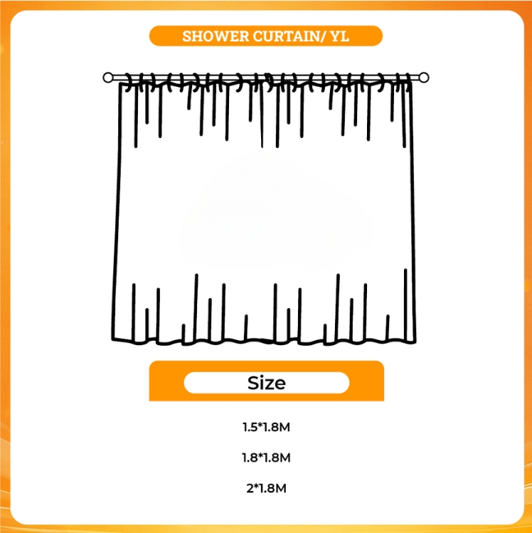 3D shower curtain - Jujutsu Kaisen AU Shop