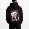 GOJO9VL B.black hoodie male back view - Jujutsu Kaisen AU Shop