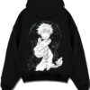 GOJODE A.black hoodie flat back design - Jujutsu Kaisen AU Shop