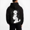 GOJODE B.black hoodie male back view - Jujutsu Kaisen AU Shop