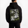 HANAMI B.black hoodie male back view - Jujutsu Kaisen AU Shop