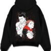 IJICHI A.black hoodie flat back design - Jujutsu Kaisen AU Shop