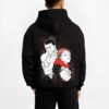 IJICHI B.black hoodie male back view - Jujutsu Kaisen AU Shop