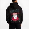 ITADCEG B.black hoodie male back view - Jujutsu Kaisen AU Shop