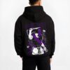 JJKCSP B.black hoodie male back view - Jujutsu Kaisen AU Shop