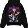 JJKDOM A.black hoodie flat back design - Jujutsu Kaisen AU Shop