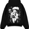 JJKHIGH A.black hoodie flat back design - Jujutsu Kaisen AU Shop