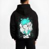 JJKLOGO B.black hoodie male back view - Jujutsu Kaisen AU Shop