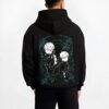 JJKLOG B.black hoodie male back view - Jujutsu Kaisen AU Shop