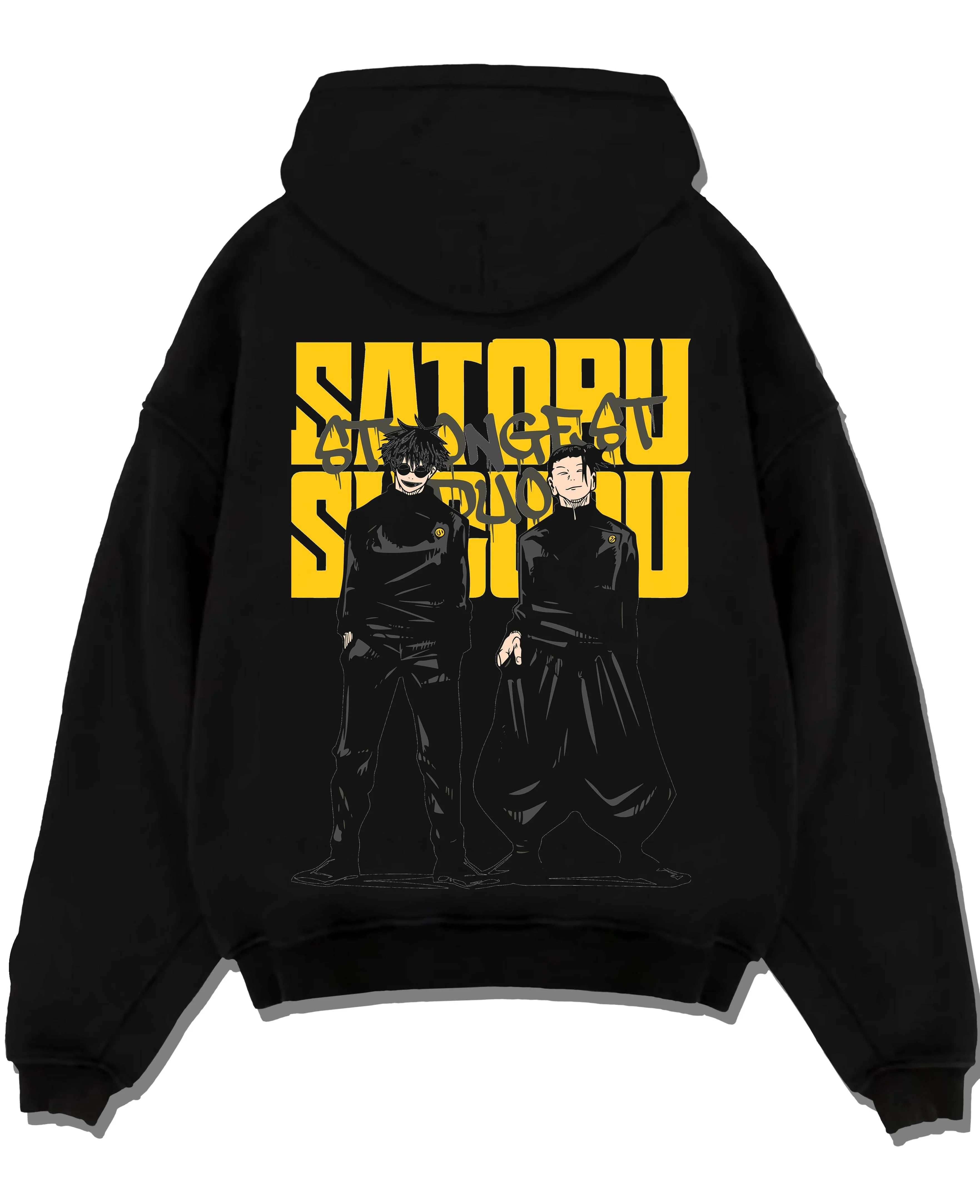 JJKSHI A.black hoodie flat back design - Jujutsu Kaisen AU Shop