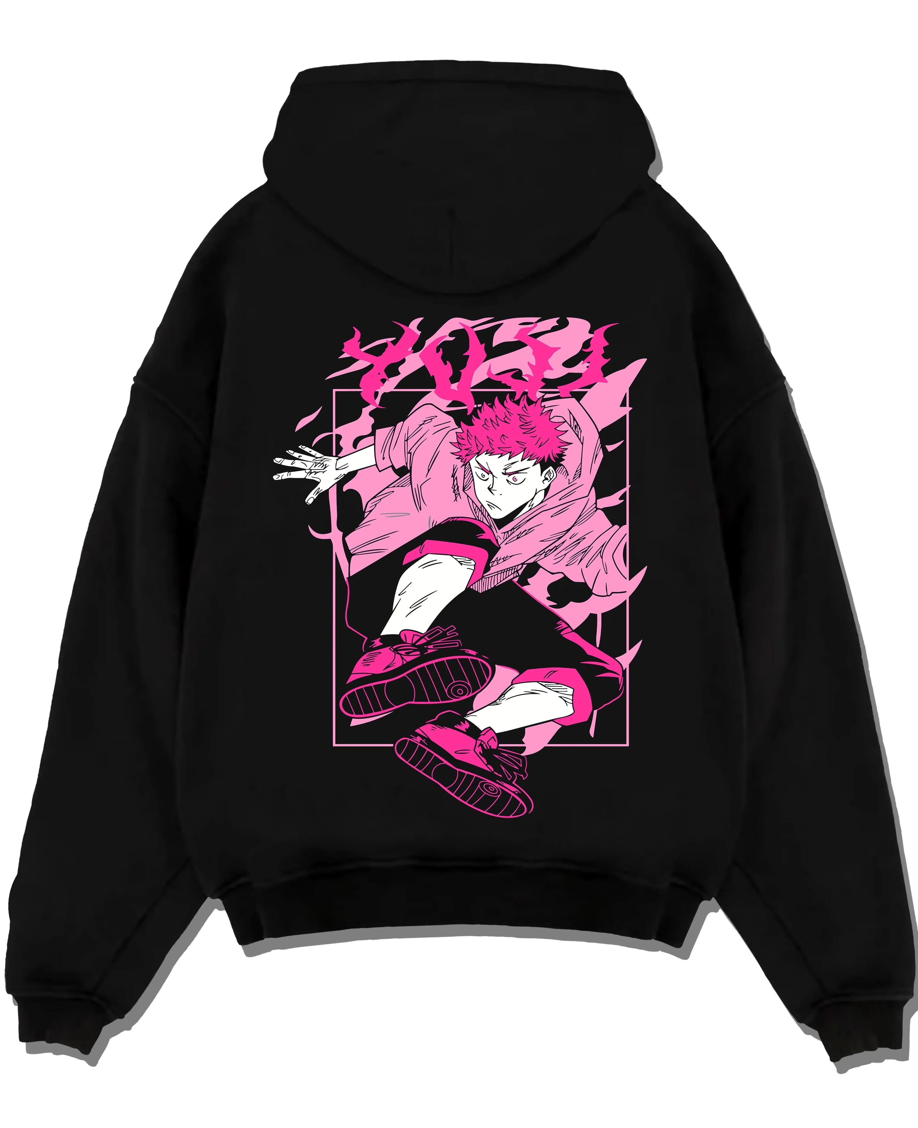 JJKSUK A.black hoodie flat back design - Jujutsu Kaisen AU Shop