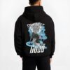 JJKTOK B.black hoodie male back view - Jujutsu Kaisen AU Shop